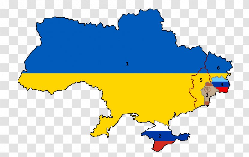 Ukraine Art Map Transparent PNG