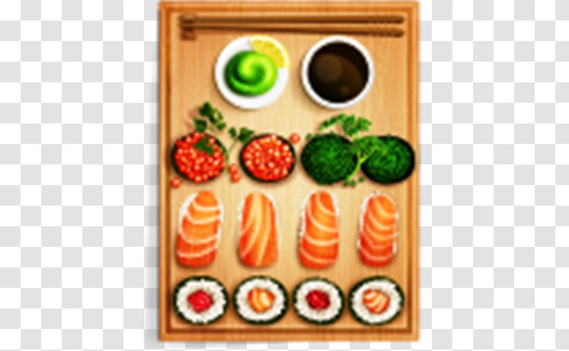 @icon Sushi Icon Design - Smiley Transparent PNG