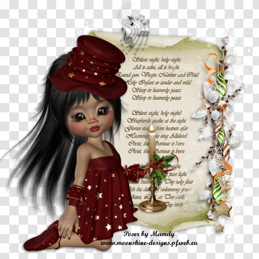 Christmas Ornament Doll - Tearing Transparent PNG