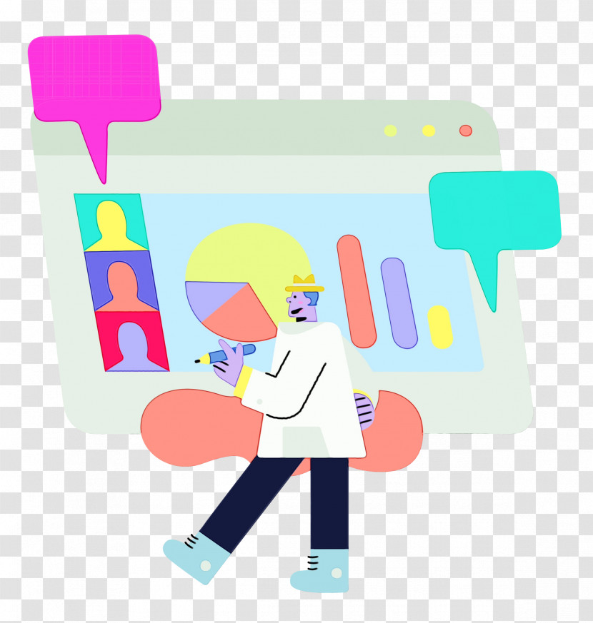 Cartoon Line Meter Behavior Human Transparent PNG