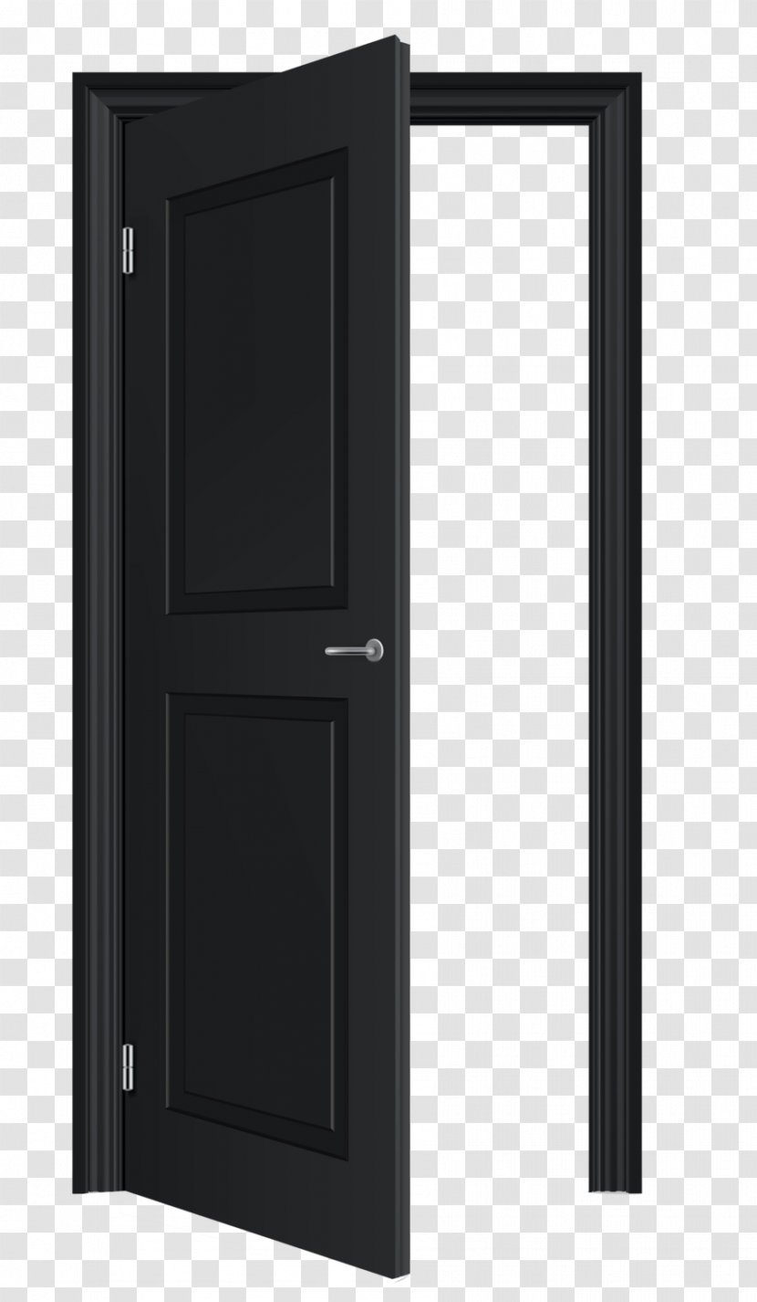 Open Door - Black - Bells Chimes Transparent PNG