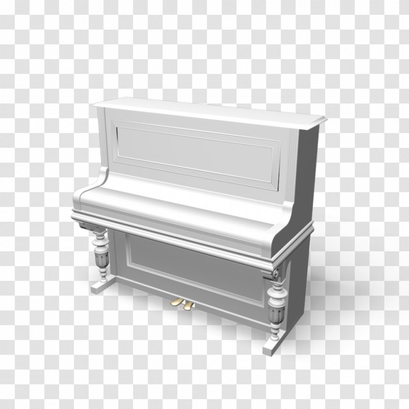 Piano Rectangle Furniture - Technology - Object Transparent PNG