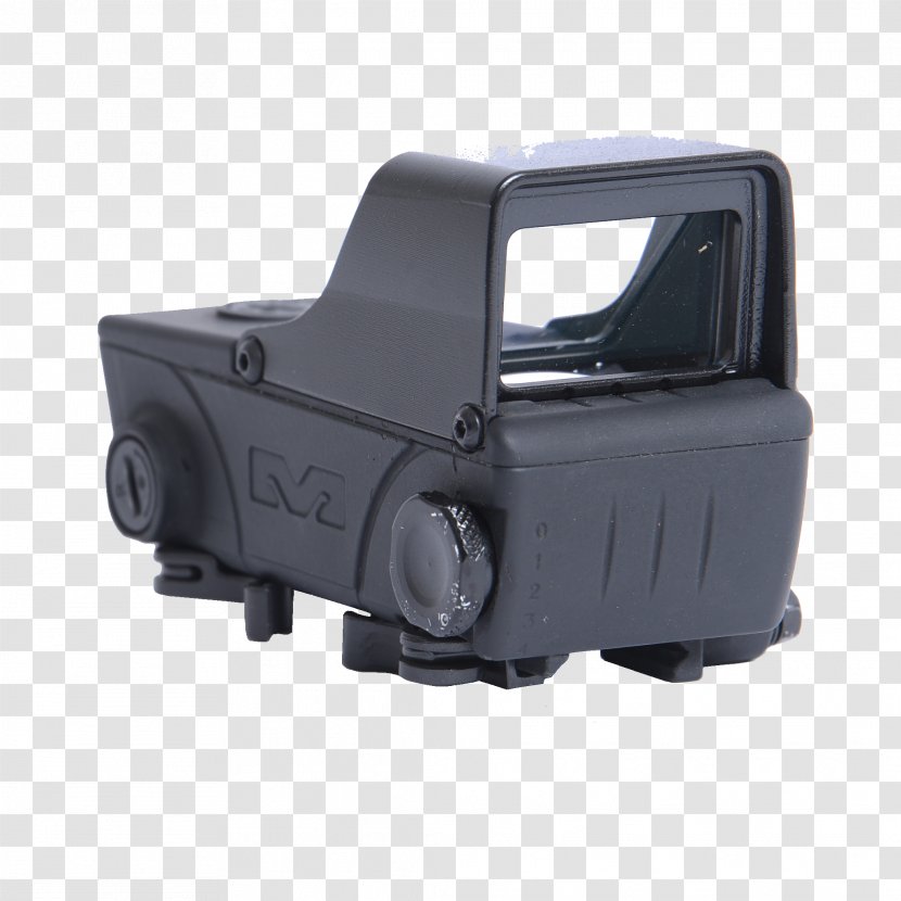 Red Dot Sight Reflector Meprolight Iron Sights - Silhouette - Optics Transparent PNG