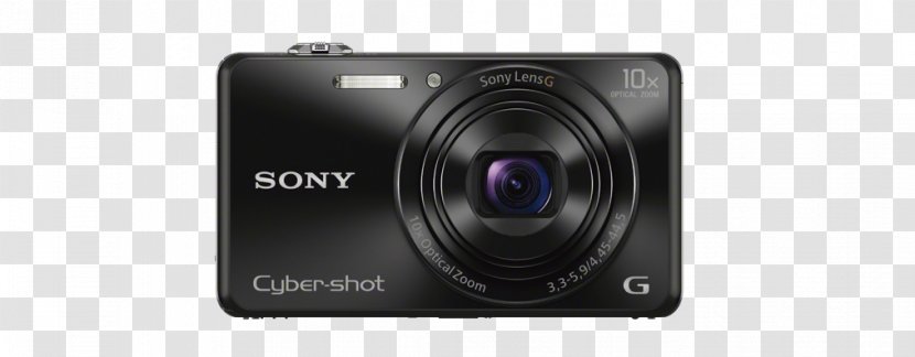 Mirrorless Interchangeable-lens Camera Sony Cyber-Shot DSC-WX220 18.2 MP Compact Digital - Cameras - Black Point-and-shoot 索尼Camera Shooting Transparent PNG