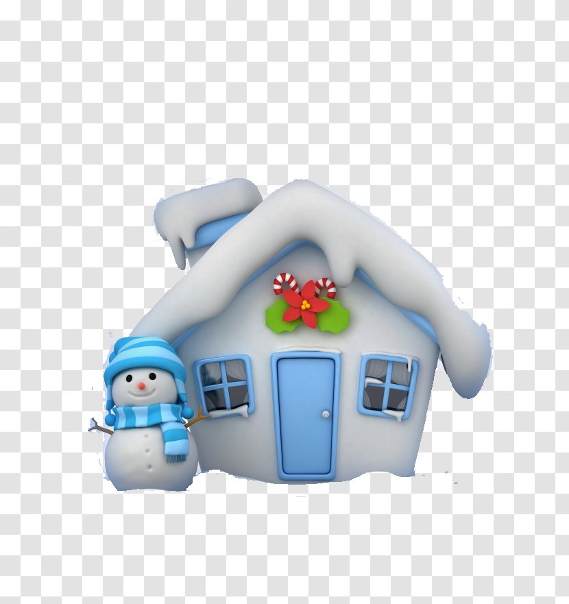 Photography Snowman House Christmas Illustration - 3D Transparent PNG