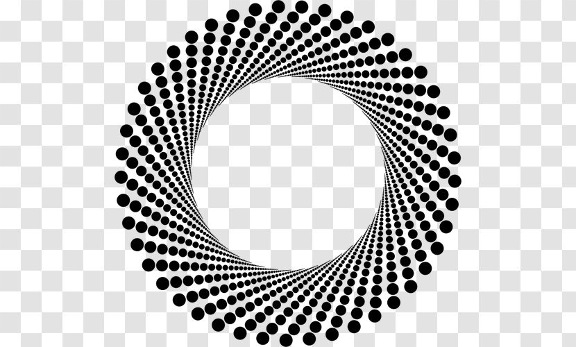 Vortex Whirlpool Eddy Clip Art - Circle Dots Transparent PNG