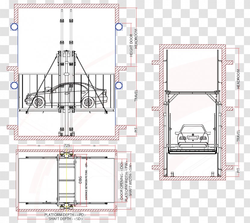 Technical Drawing Floor Plan - Design M - Grafic Transparent PNG