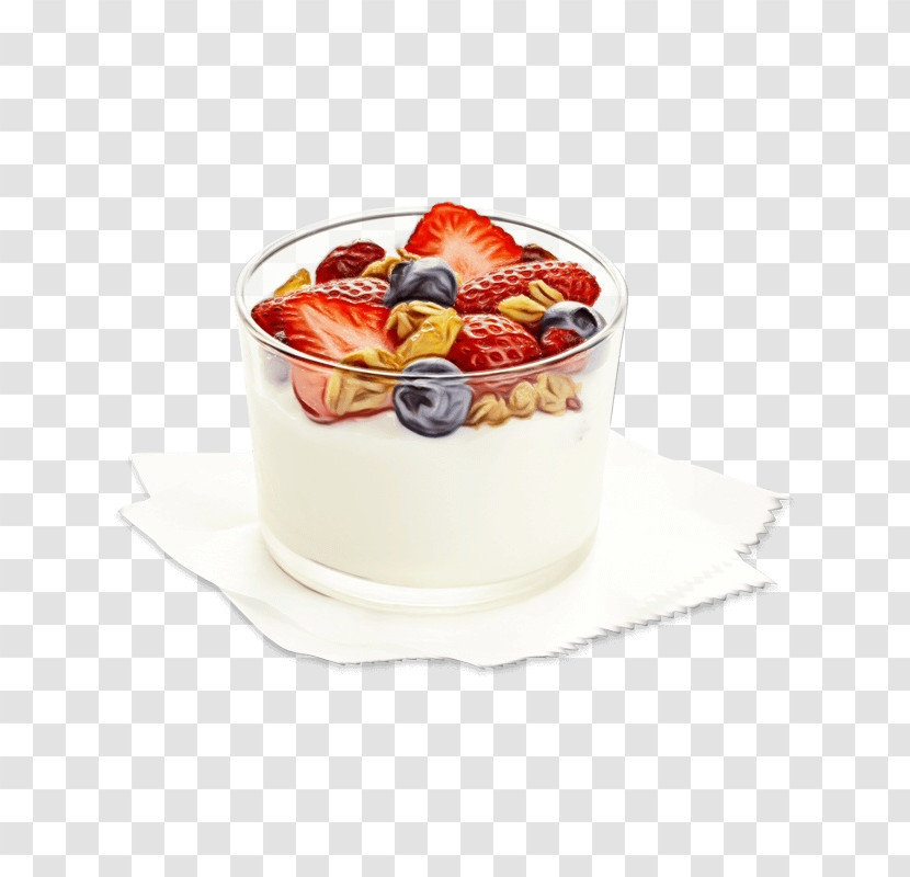 Panna Cotta Parfait Yoghurt Frozen Dessert Dessert Transparent PNG