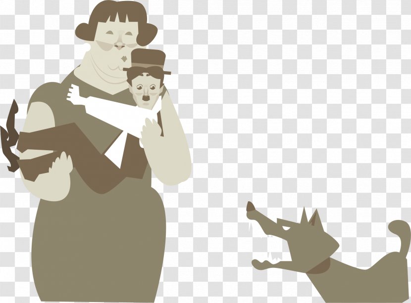 Dog Film Illustration - Chaplin Scenes Transparent PNG