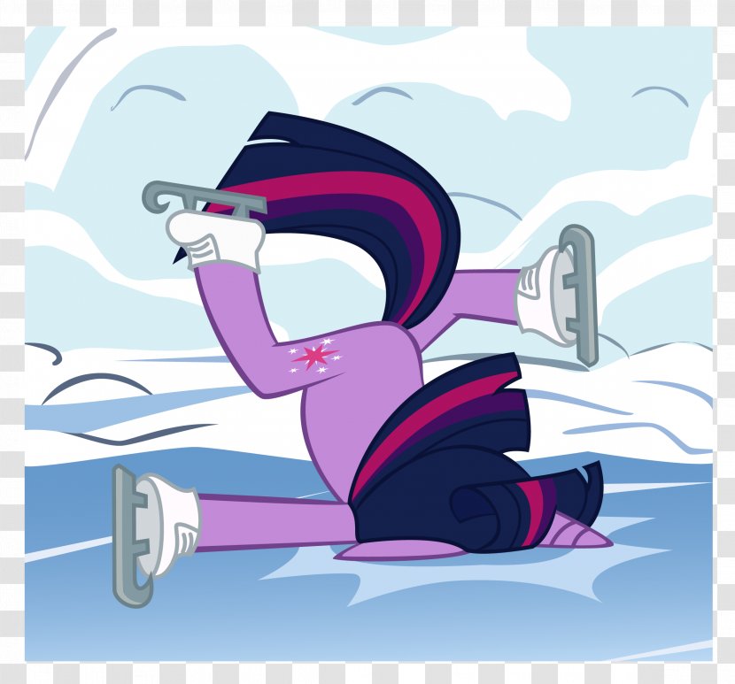 Rainbow Dash Princess Luna Twilight Sparkle Pony Clip Art - My Little - Ice Skates Transparent PNG