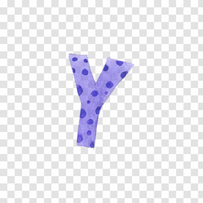 Purple Letter Y - E - Dotted Transparent PNG