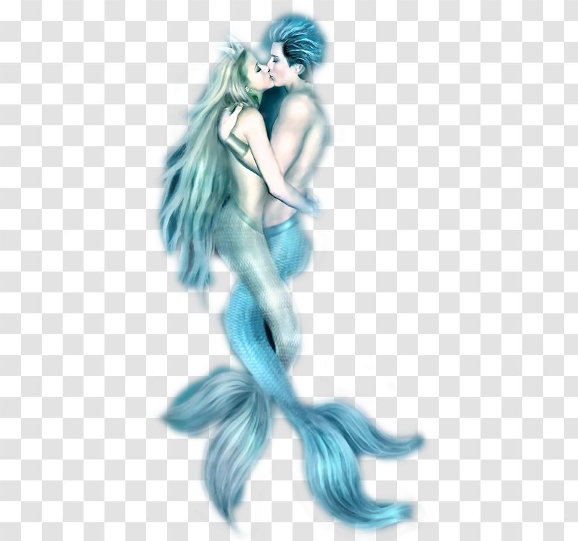 Mermaid Merman Siren Triton - Fashion Illustration Transparent PNG
