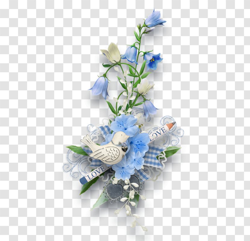 Floral Design Flower Blue Fashion - Plant Transparent PNG