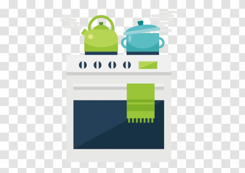 Kitchen Gas Stove Icon - Text - Vector Transparent PNG