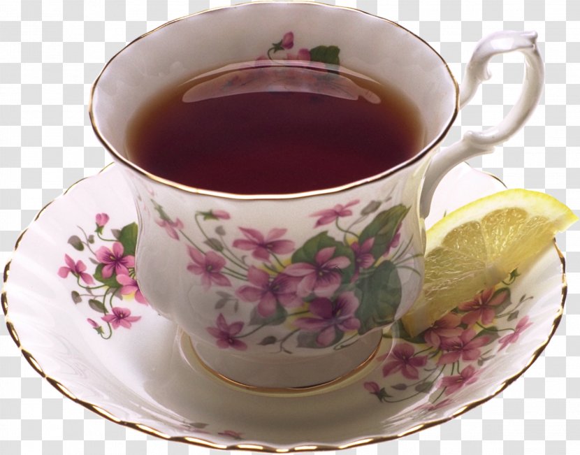 Earl Grey Tea Coffee Champagne Cafe - Cup Material Free To Pull Transparent PNG