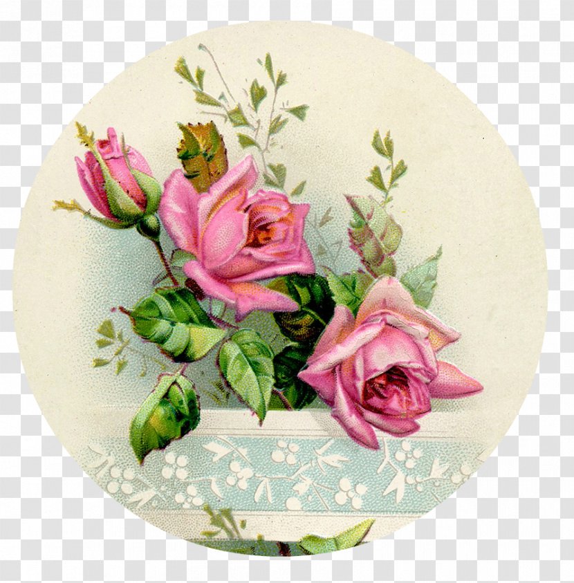 Paper Rose Flower France Decoupage Transparent PNG