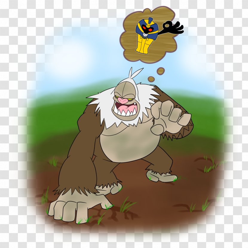 Slaking Pokémon Art Illustration Image - Mammal - Moses Bible Puzzles Transparent PNG