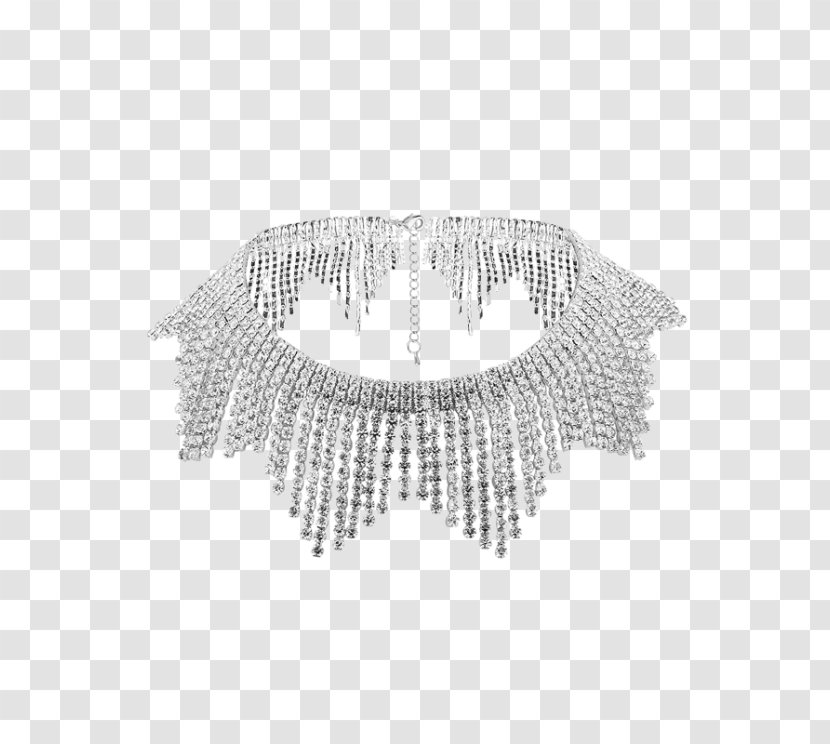 Earring Necklace Choker Jewellery Imitation Gemstones & Rhinestones - Gemstone Transparent PNG