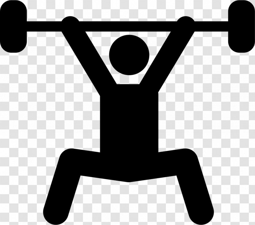 Olympic Weightlifting Weight Training Fitness Centre - Black And White - Strong Arm Transparent PNG