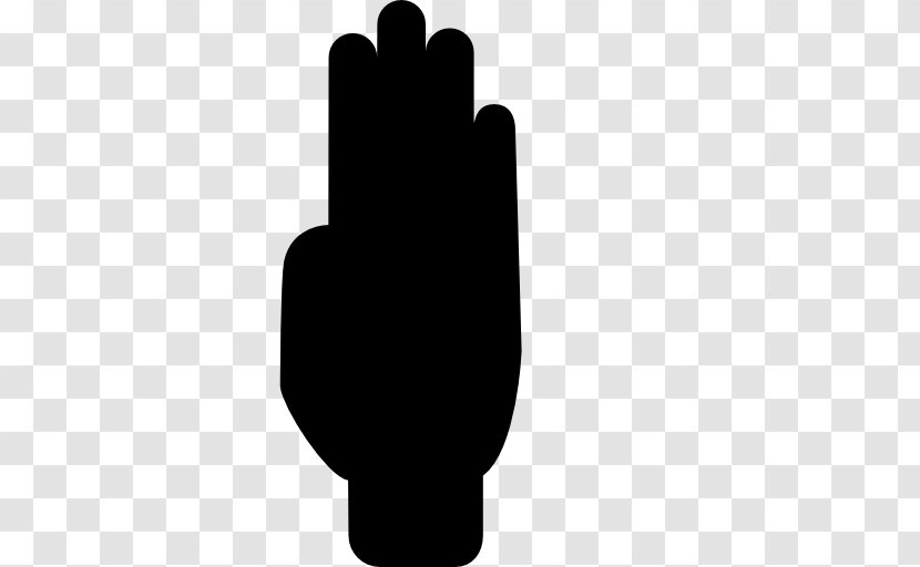 Hand Finger - Black - Skeleton Transparent PNG