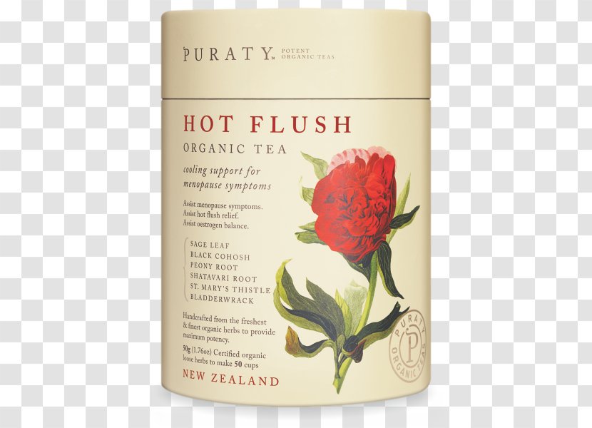 Herbal Tea New Zealand Menopause Hot Flash - Plant Transparent PNG