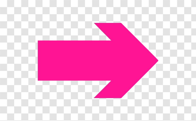 Arrow Symbol Clip Art - Blue - Pink Transparent PNG