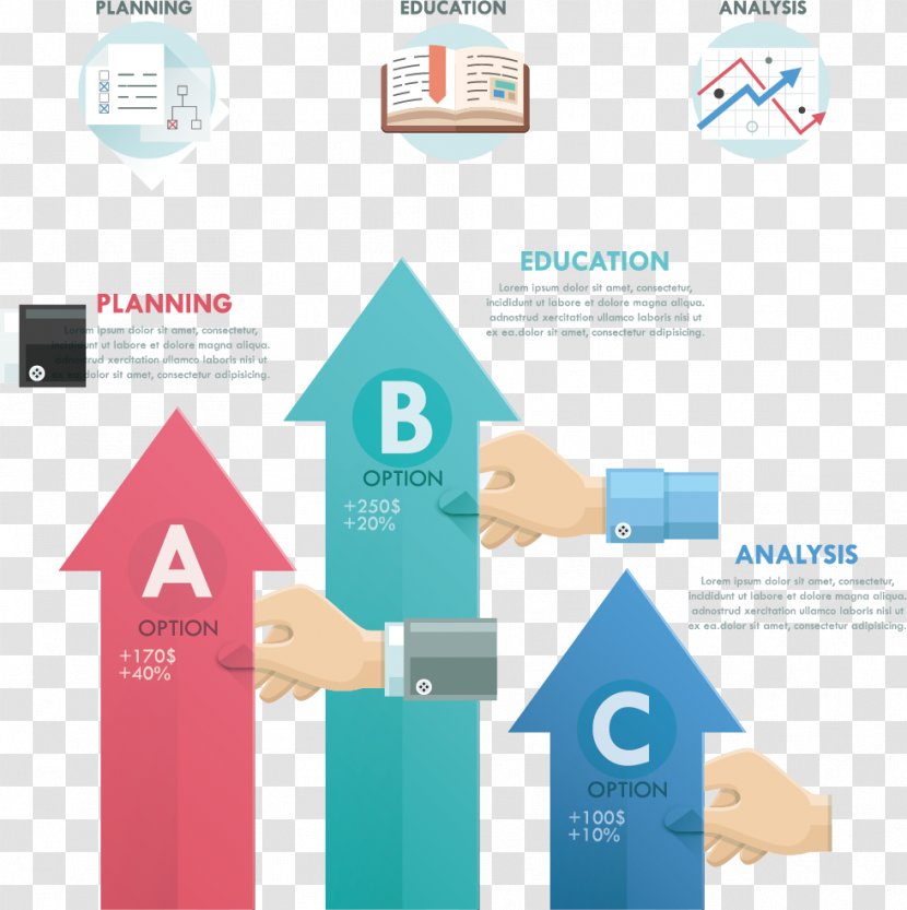 Infographic Diagram Graphic Design - Timeline - Vector Business Chart Transparent PNG