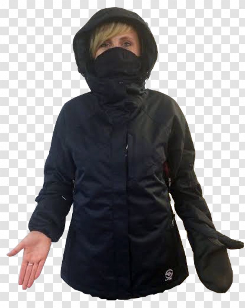 Hoodie Jacket Coat Outerwear - Woman - Women Transparent PNG