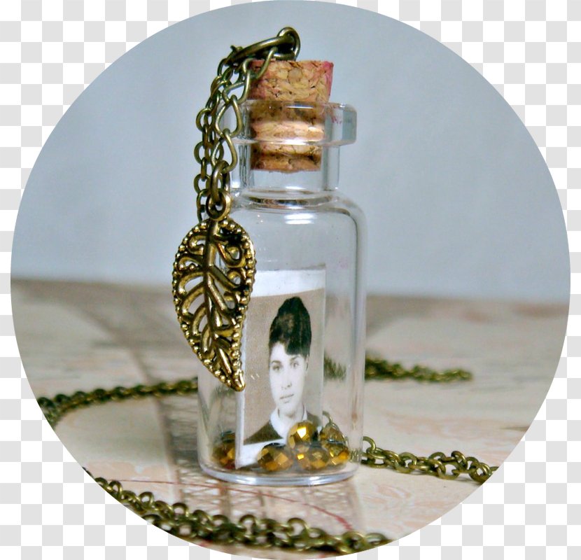Glass Bottle Locket Necklace Charms & Pendants - Drinkware - Floating Gift Transparent PNG
