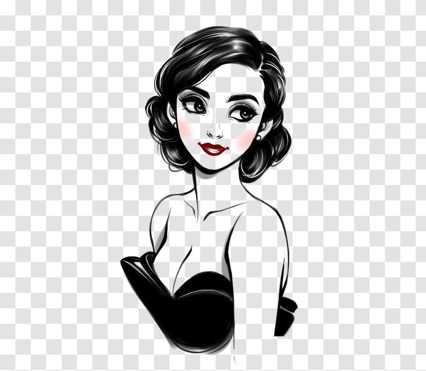 Diana Prince Drawing Woman Sketch - Flower - Girls Transparent PNG