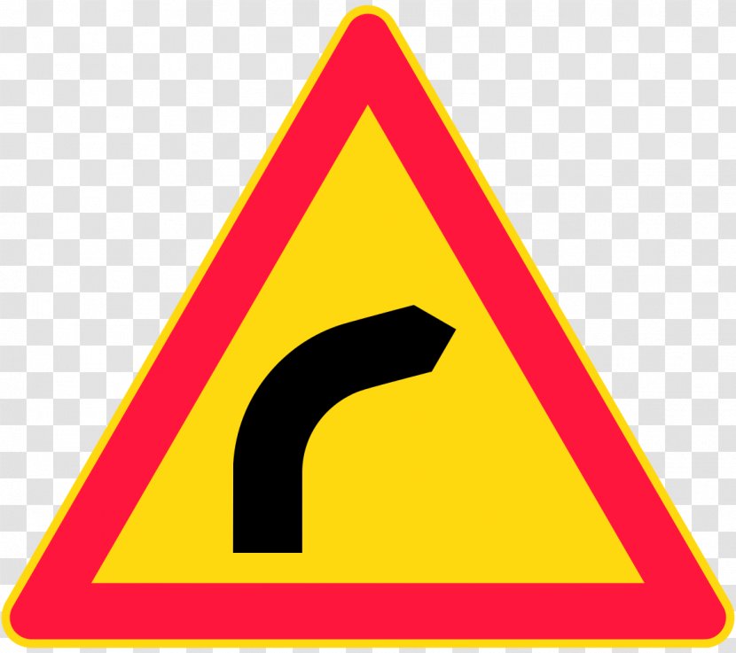 Bourbaki Dangerous Bend Symbol Warning Sign Traffic Clip Art - Wikimedia Commons - FINLAND Transparent PNG