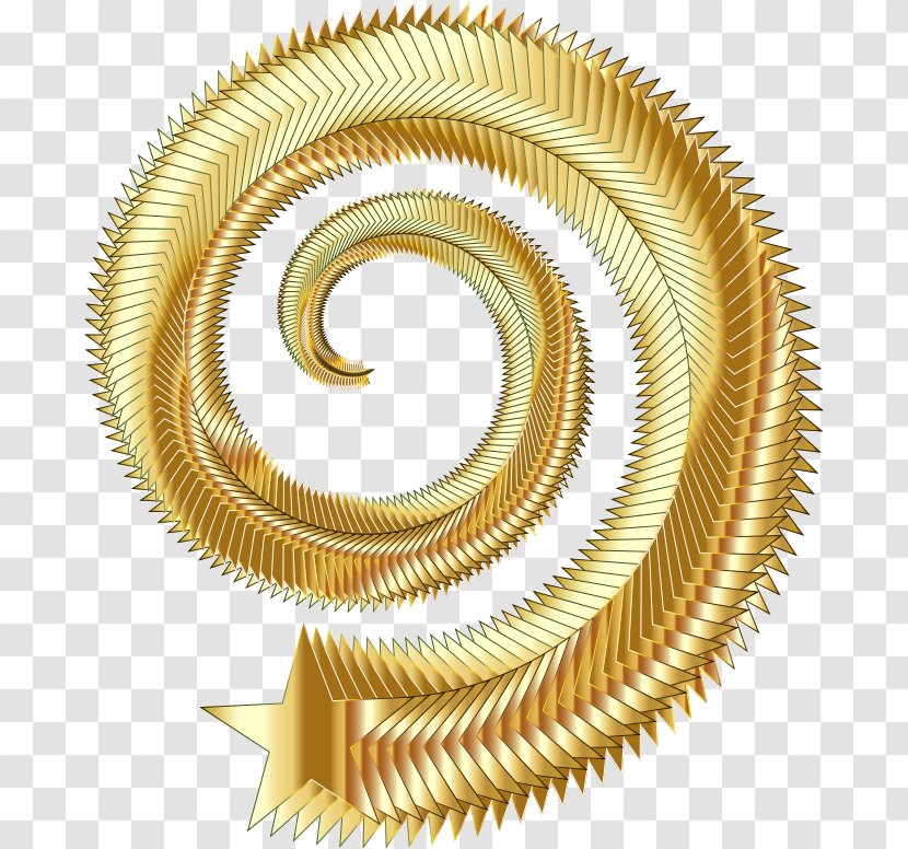 Little Dragon Gold Clip Art - Material - Tail Transparent PNG