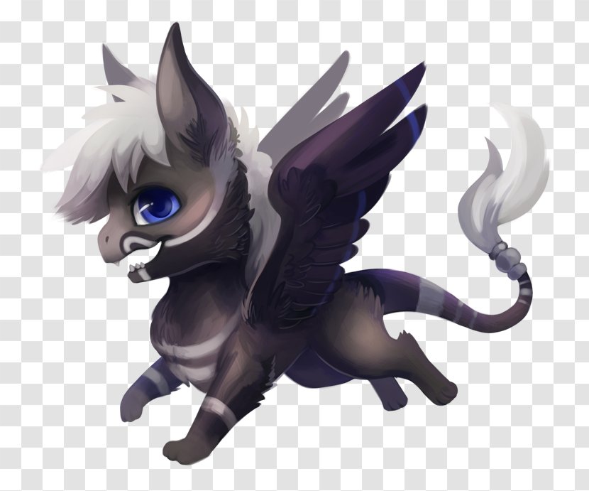 Cat Horse Mammal Figurine Tail - Mythical Creature Transparent PNG
