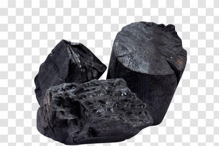 Charcoal Hardwood Barbecue Briquette - Igneous Rock - Coal Transparent PNG