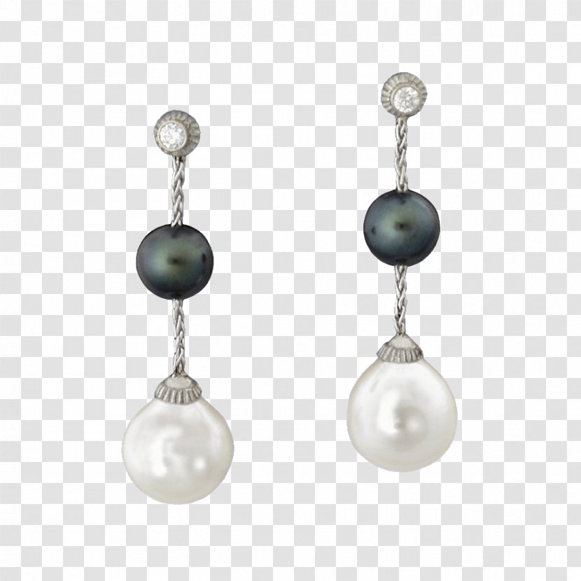 Earring Tahitian Pearl Cultured Freshwater Pearls Jewellery - Earrings Image Transparent PNG