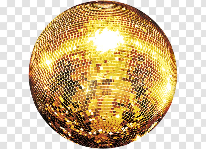 Disco Ball Sphere Light Gold - Technology Transparent PNG