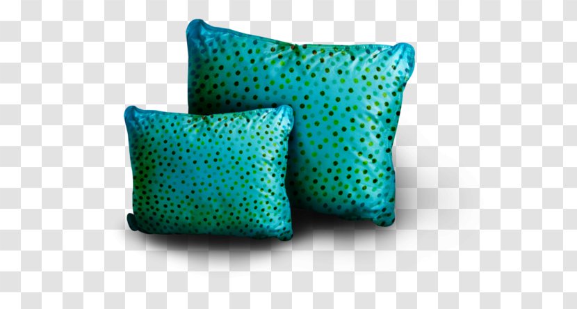 Throw Pillow Cushion Bit - Teal - Two Pillows Transparent PNG