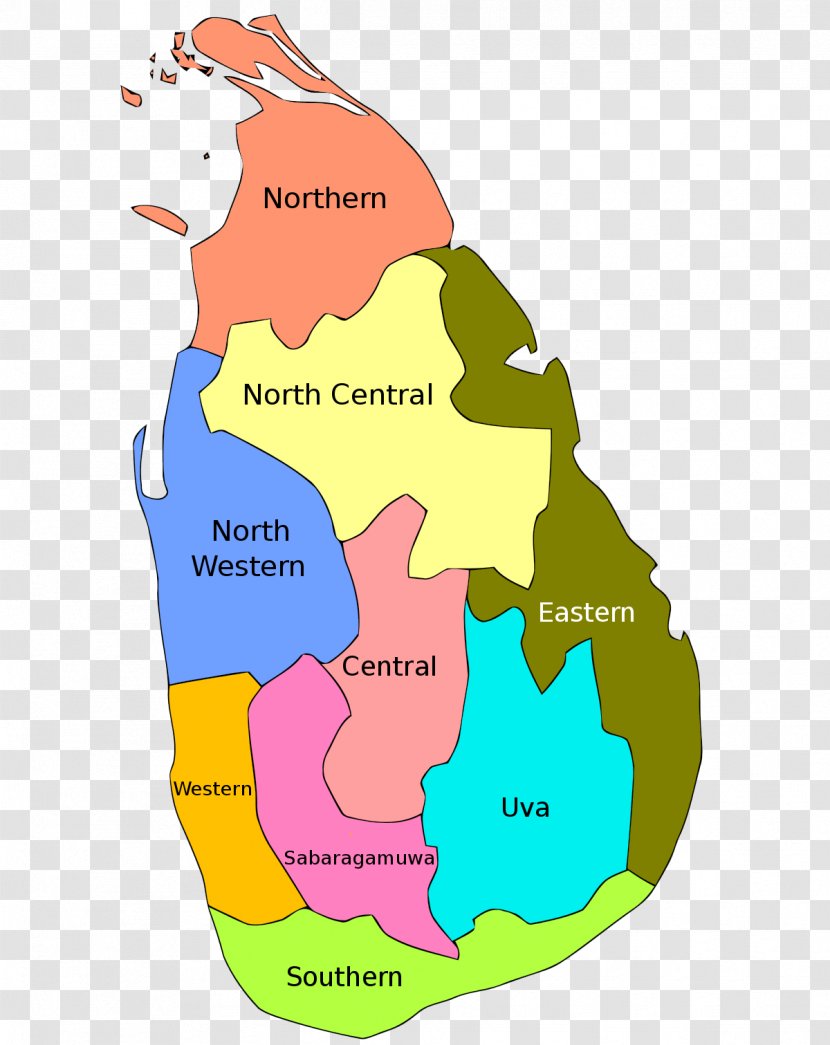 Northern Province Provinces Of Sri Lanka British Ceylon North Central - Text - Institute Information Technology Transparent PNG