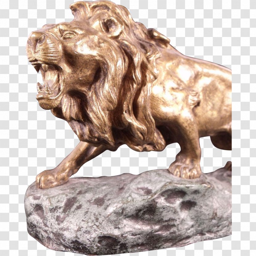 Bronze Sculpture Lion Stone Carving Transparent PNG