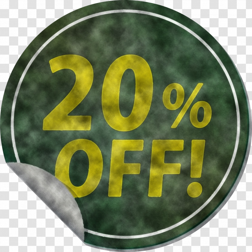 Discount Tag With 20% Off Discount Tag Discount Label Transparent PNG