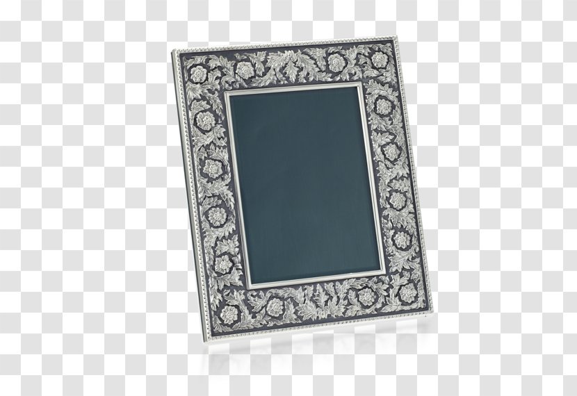 Renaissance Picture Frames Buccellati Silver Linenfold Transparent PNG