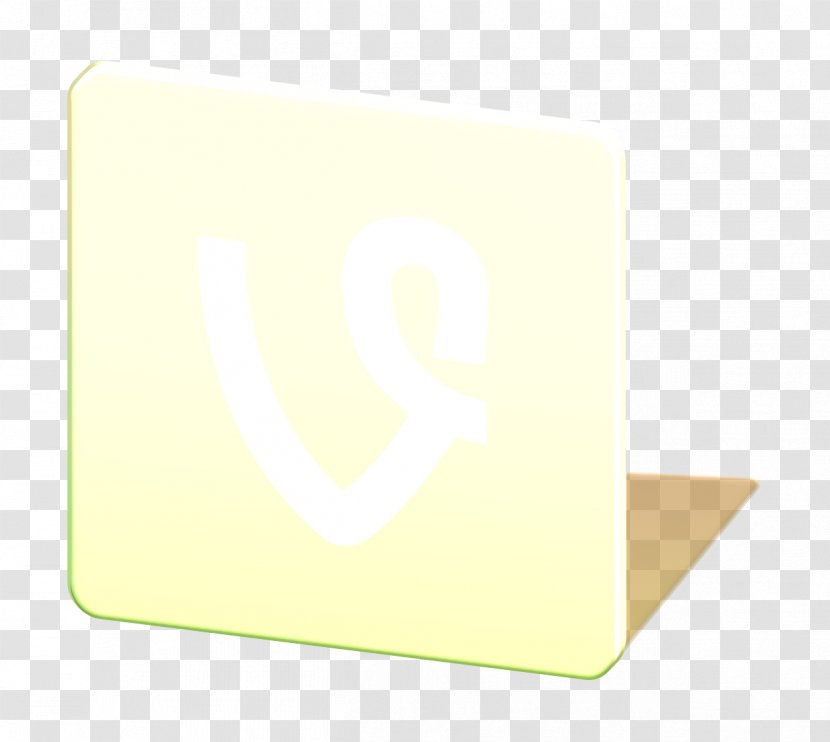 Logo Icon Media Share - Yellow - Rectangle Transparent PNG