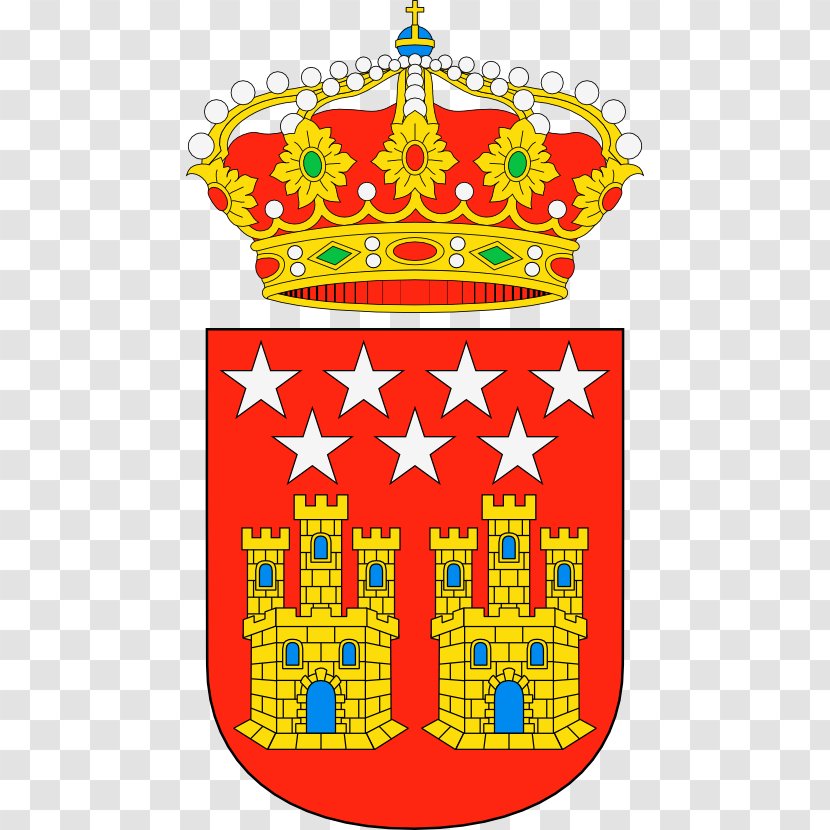 Coat Of Arms Madrid Flag Spain - Area - Jefe Transparent PNG