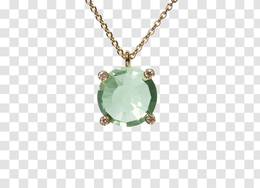 Emerald Charms & Pendants Necklace Pierre Précieuse Halfedelsteen - Bijou Transparent PNG