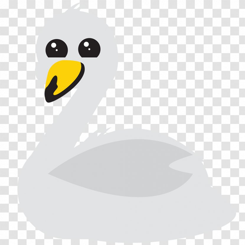 Duck Bird Vertebrate Goose Cygnini - Animal - Swan Transparent PNG