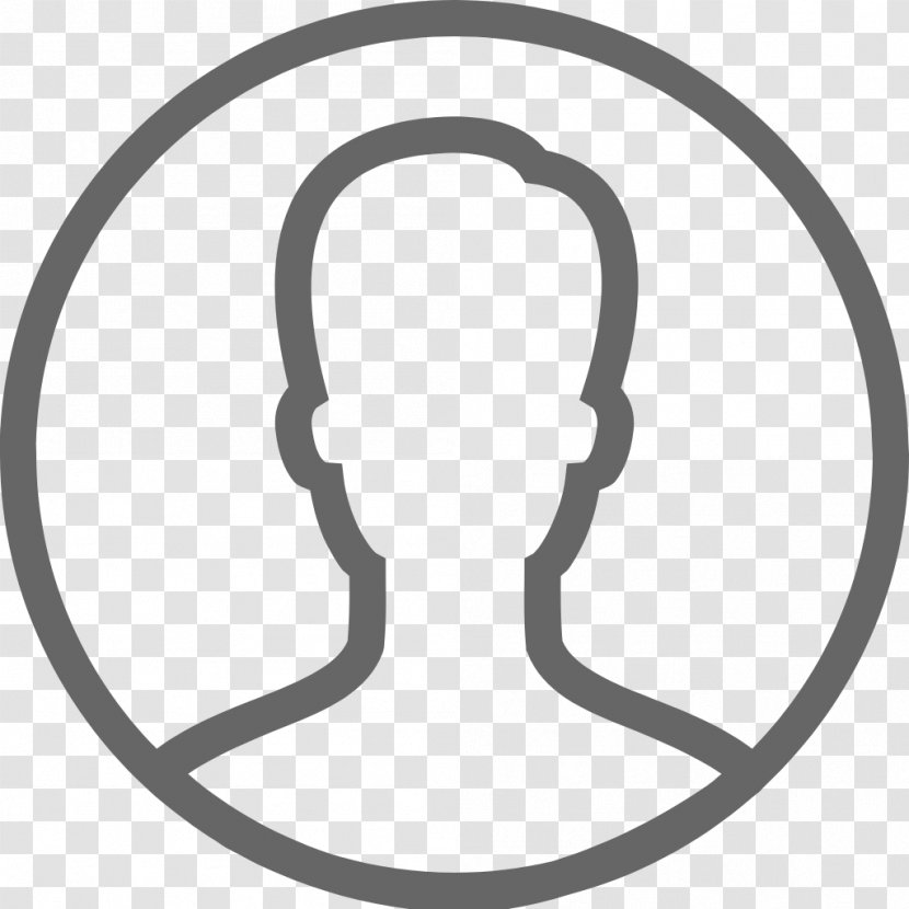 User IOS 7 - Monochrome - Profile Transparent PNG