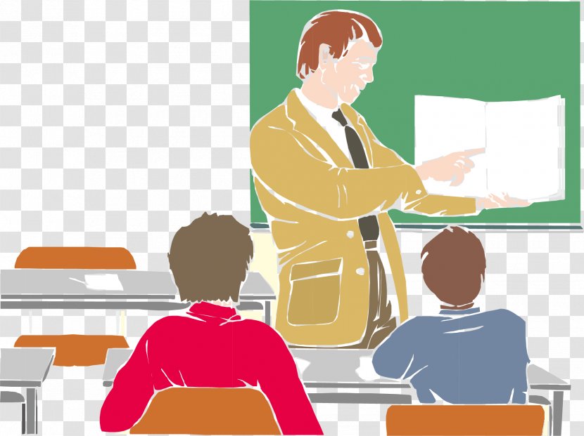 Teacher Cartoon - Human Behavior - Lecture Elements Transparent PNG