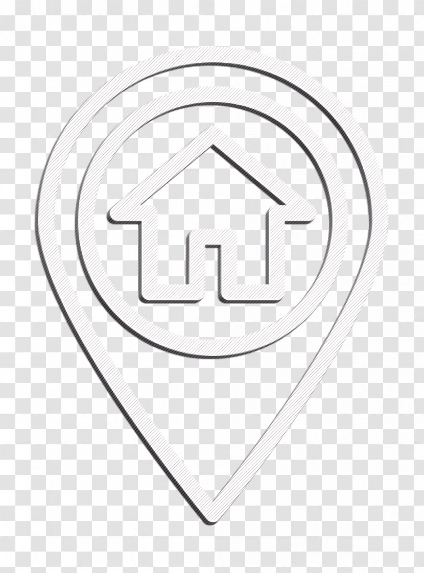 Placeholder Icon Gps Navigation - Blackandwhite - Symbol Transparent PNG