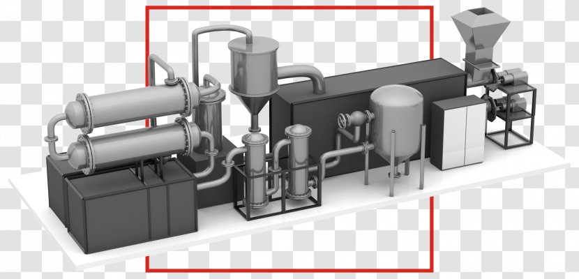 Pyrolysis Material Municipal Solid Waste Technology Engineering - System Transparent PNG