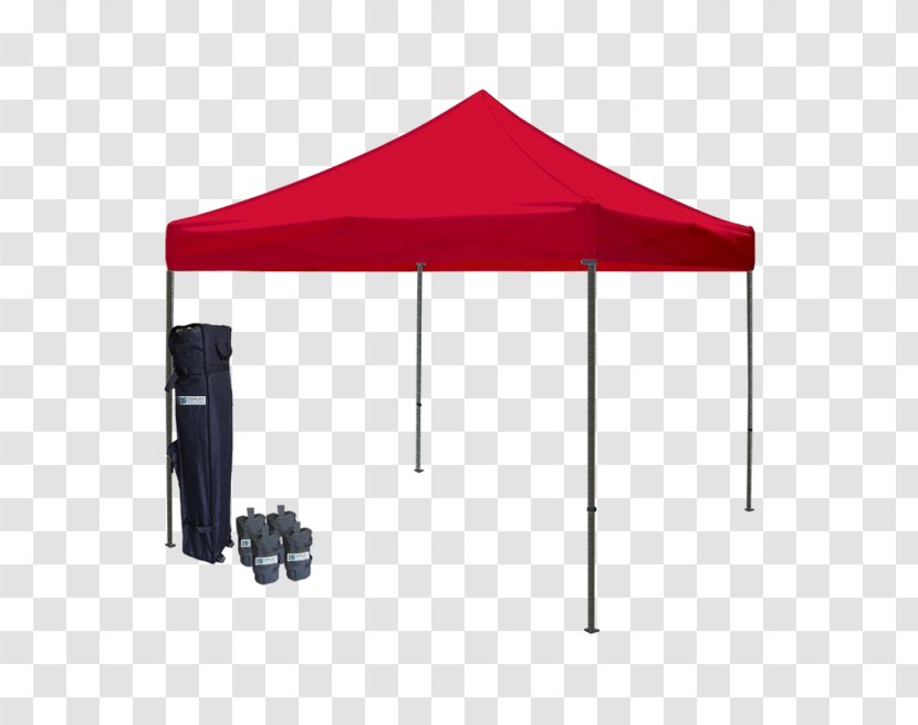 Tent Pop Up Canopy Printing Logo - Red White Awning Transparent PNG